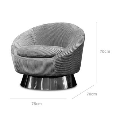 SILLON GLAM GRIS